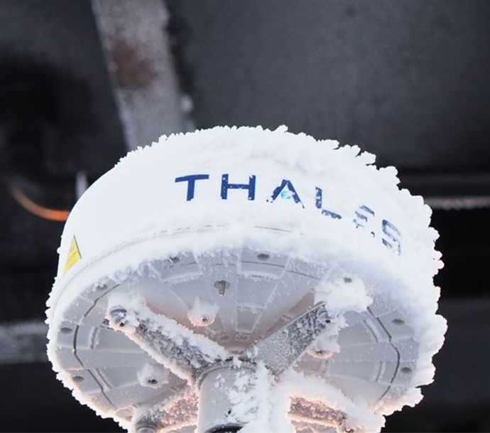 VesseLINK for Iridium Certus in icy conditions